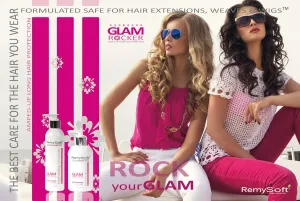 ★ Glam Rocker Hydrating Cleanser ★ Moisturizing SALON FORMULA SHAMPOO for Hair Extensions, Weaves and Wigs ★ Gentle, SULFATE-FREE Lather