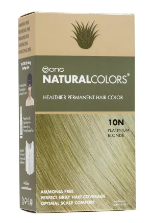 (10N Platinum Blonde) 4 fl. oz. (120 mL) Heat Activated Healthier Permanent Hair Dye with Certified Organic Ingredients, Ammonia Free, Vegan Friendly, 100% Gray Coverage