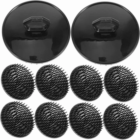10Pcs Shampoo Brush Scalp Massage Brush Scalp Massaging Brush Scalp Comb Body Massager Bath Massage Brush Hair Scalp Brush Head Scrubber for Washing Hair Scalp exfoliator Bagged