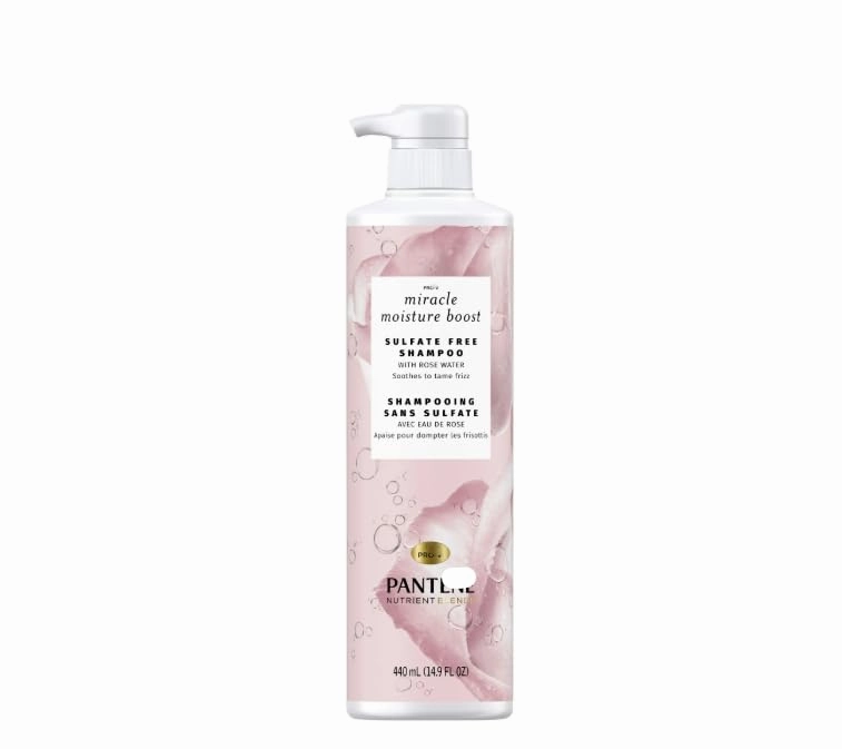1 Pack - Nutrient Blends Miracle Moisture Boost Shampoo with Rose Water, Sulfate Free, 14.9 fl oz Package May Vary