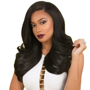 2-Pack Deal ! Sensationnel Human Hair Weave Empire Yaki Weaving (18", 1B)