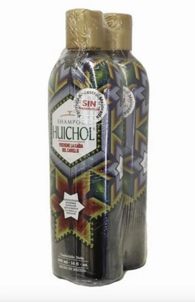 2 Pack Shampoo del Indio Huichol, Strengthening Shampoo, With Herbal Extracts (2 Bottles)