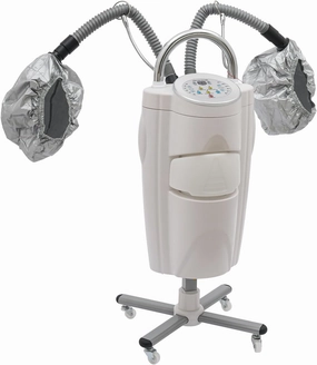 500W Multifunctional Negative Ion Hair Dyeing Machine, 110V Freestanding Professional Nano Evaporator, Shampoo Evaporation Micro Mist Scalp Machine，Hair Care Machine with Drawers
