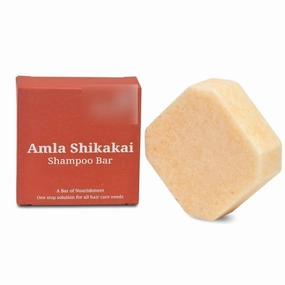 . Art Amla Shikakai Organic Shampoo Bar with Methi & Ginger | Reduces hair fall, Detangles | Sulphate & Paraben Free | Natural & Organic | For Women & Men | 75 Gm