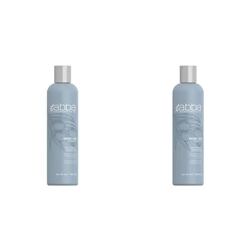 ABBA - Pure Moisture Shampoo & Conditioner Duo - Olive & Peppermint Oil, 8 fl oz Each