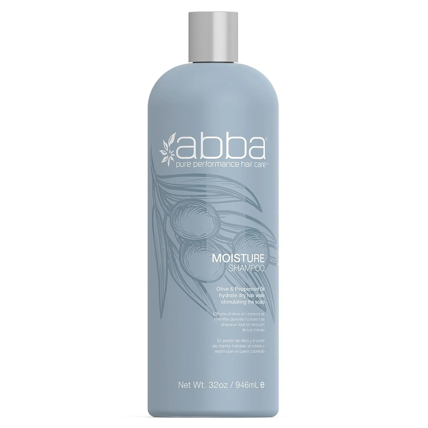 ABBA - Pure Moisture Shampoo - Olive Butter & Peppermint Oil