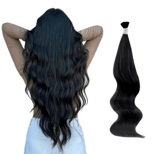 ABH AmazingBeauty Hair I Tip Hair Extensions Human Hair 50g 50strands Straight Color 1 Jet Black Hair Extensions Invisible Silky Straight Remy Natural Hair Extensions Tips 20 Inch