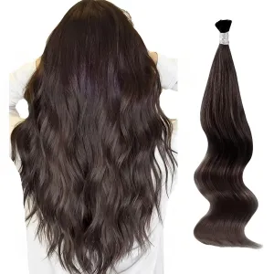 ABH AmazingBeauty Hair Tip Extensions I Tip Hair Extensions Dark Brown 50 Grams Tip Human Hair Extensions Pre Bonded Hair Extensions Cold Fusion Straight Hair 50strands 20 Inch
