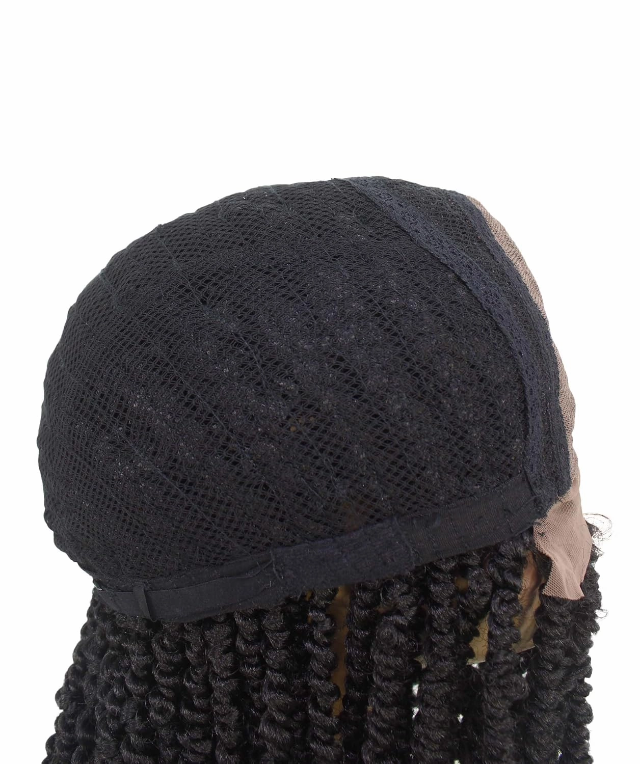 Adeline 16-inches Passion Twist 4"×5" HD Lace Wig, Heat Resistant Fiber, (Black)
