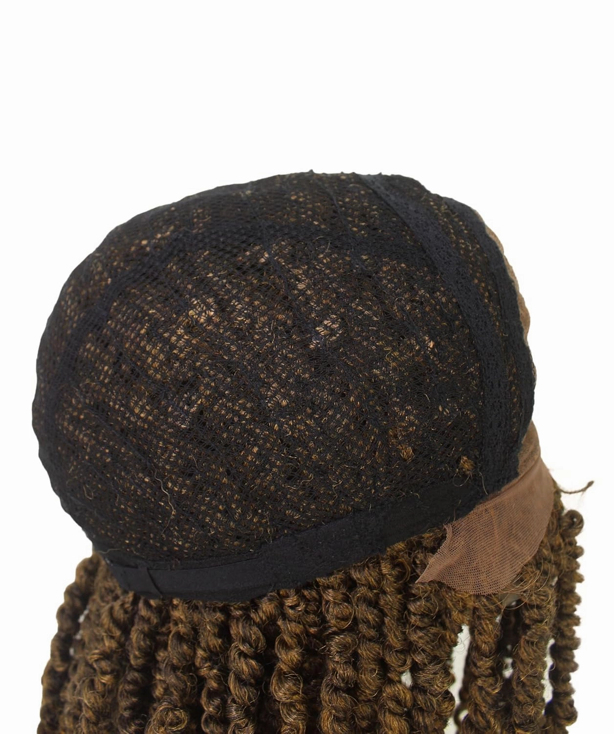 Adeline 16-inches Passion Twist 4"×5" HD Lace Wig, Heat Resistant Fiber, (Solid honey blonde Shade)