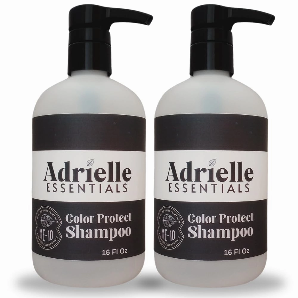 Adrielle Essentials Lilac Bloom Scented Color Protect Hair Shampoo, 16 Oz (2 Pack)