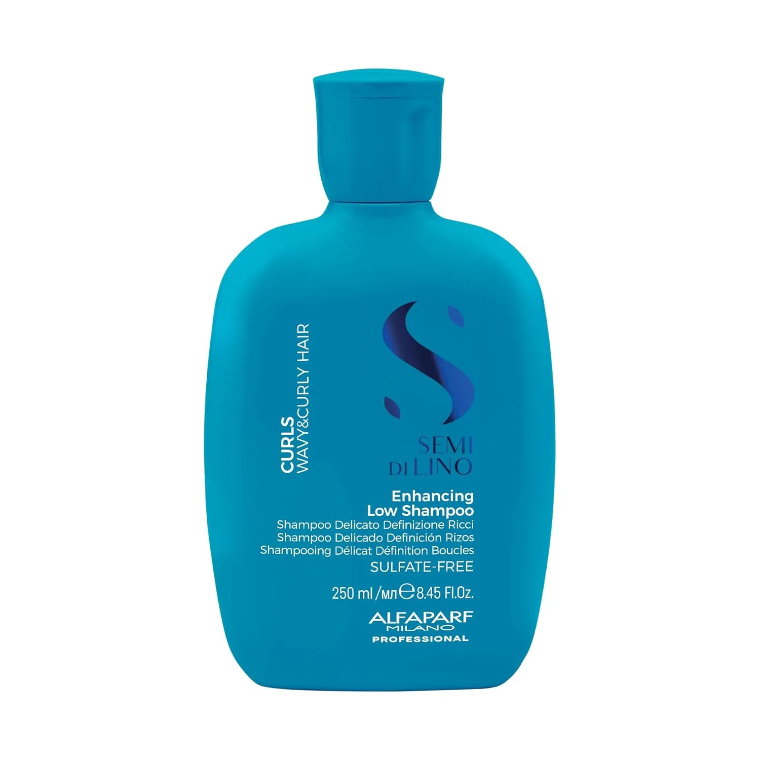 Alfaparf Milano Semi Di Lino Curls Enhancing Sulfate Free Shampoo for Wavy and Curly Hair - Hydrates and Nourishes - Reduces Frizz - Protects Against Humidity - Vegan-Friendly Formula
