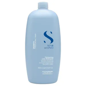 Alfaparf Milano Semi Di Lino Density Shampoo - Sulfate-Free Hair Thickening Shampoo - Gentle Cleansing Shampoo with Filler Complex - Protects & Hydrates for Long-Lasting Color