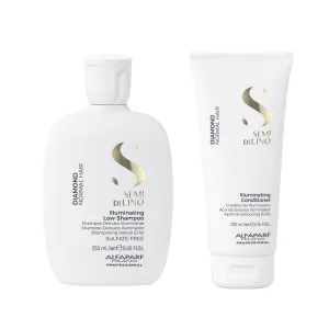 ALFAPARF MILANO Semi Di Lino Diamond Illuminating Shampoo (8.45 oz)   Conditioner (6.76 oz) - for Color Treated Hair - Sulfate & Paraben Free - Professional Salon Quality