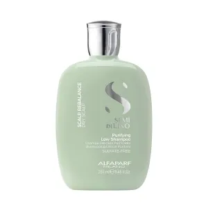Alfaparf Milano Semi Di Lino Scalp Rebalance Shampoo for Dry Scalp - Sulfate Free Shampoo - For Excessive Oiliness and Flakes - Professional Salon Quality