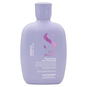 ALFAPARF MILANO Semi Di Lino Smoothing Sulfate Free Shampoo - Anti Frizz Hair Care & Cleansing Shampoo to Revitalize Dry Hair & Restore Shine