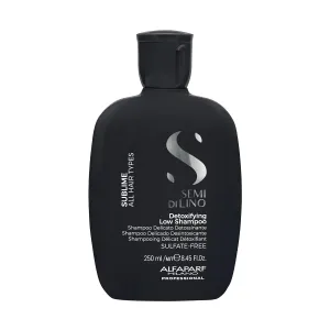 Alfaparf Milano Semi di Lino Sublime Sulfate Free Detox Shampoo - Detoxifying Shampoo - Gentle Hard Water Shampoo for Oily Hair - Cleansing Scalp Build Up and Impurity Remover (8.45 fl oz)