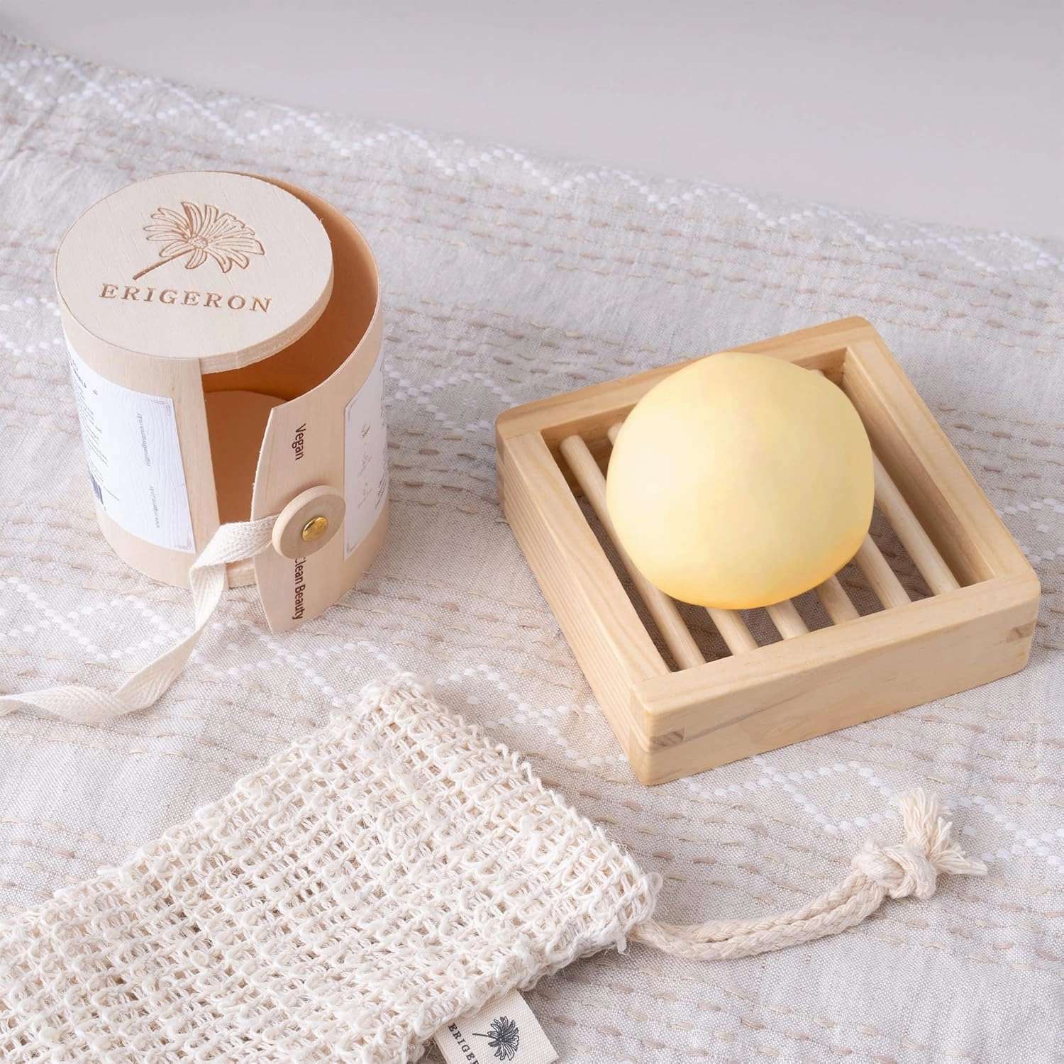 All-in-One Citron Gumball Shampoo Bar for All Scalp Care, Rosemary Oil for Hair Growth, Green Tea, Pumpkin Seed Oil, Dandruff&Itchy Scalp Shampoo, Korean Skin Care, Wood Package (4.2 oz)