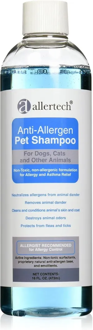 Allertech® Anti-Allergen Pet Shampoo 16-oz Bottle