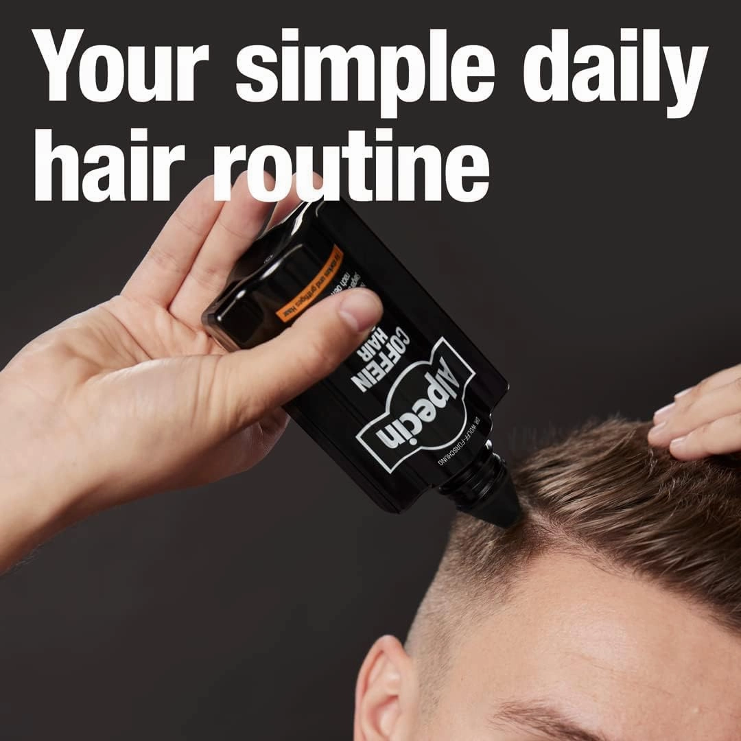Alpecin Caffeine Hair Booster with Bold Fragrance 6.76 Fl Oz (Pack of 3) I Hair Performance Enhancer I Promotes Natural Hair Growth and Thickness I Energizes Scalp