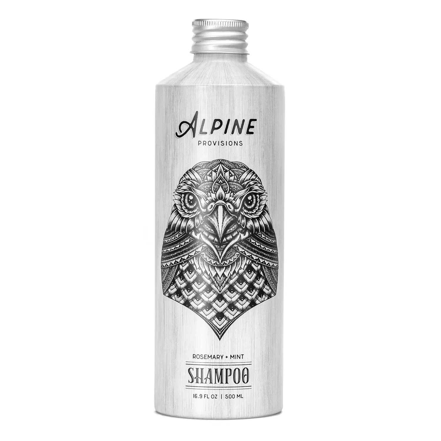 Alpine Provisions Rosemary & Mint Shampoo - Naturally Repair, Cleanse, and Hydrate with Essential Oils, Jojoba, Aloe Vera - Vegan, Sulfate & Plastic Free - Plant-Based Hair Care 16.9 FL Oz