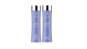 Alterna Caviar Anti-Aging Restructuring Bond Repair Shampoo and Conditioner Standard Set, 8.5oz each | Rebuilds & Strengthens Damaged Hair | Sulfate Free