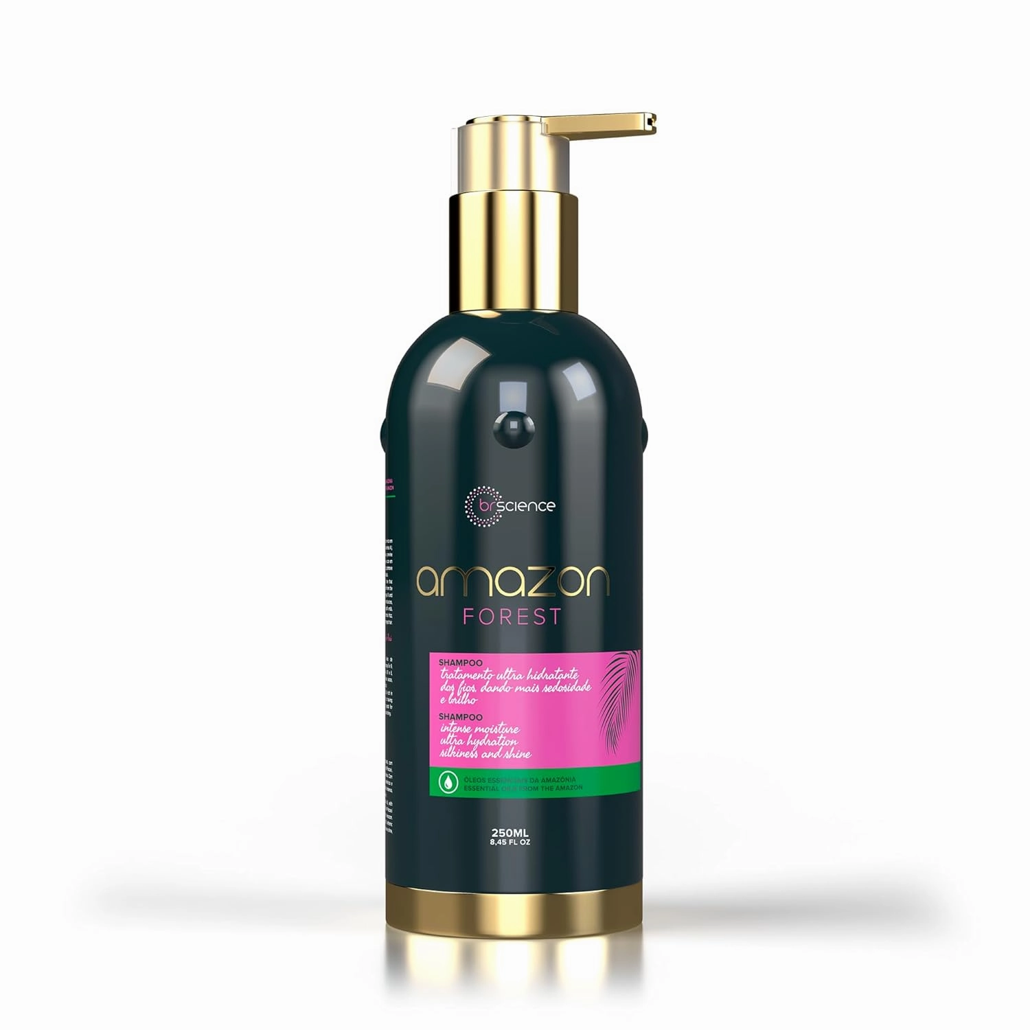 Amazon Forest Organic Shampoo Non Toxic with Brazil Nut, Buriti & Pracaxi Oils, Hydrating Shampoo for Women Frizzy Hair | 250ml