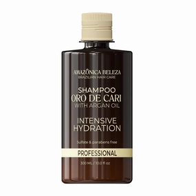 AMAZONICA BELEZA Oro de Cari Shampoo (10.1 Oz) Hydrate & Repair Moisture for Dry Hair