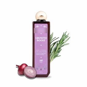 AMC Growth Boost Shampoo | Onion & Rosemary | Strengthens Hair & Promotes Growth | Unisex | 200ml