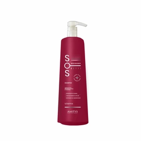 Amitys SOS Recovery Shampoo 1L Amino Acid, Silk protein D-Panthenol, Protects Damaged Hair Fiber Repair, Capillary Strengthening