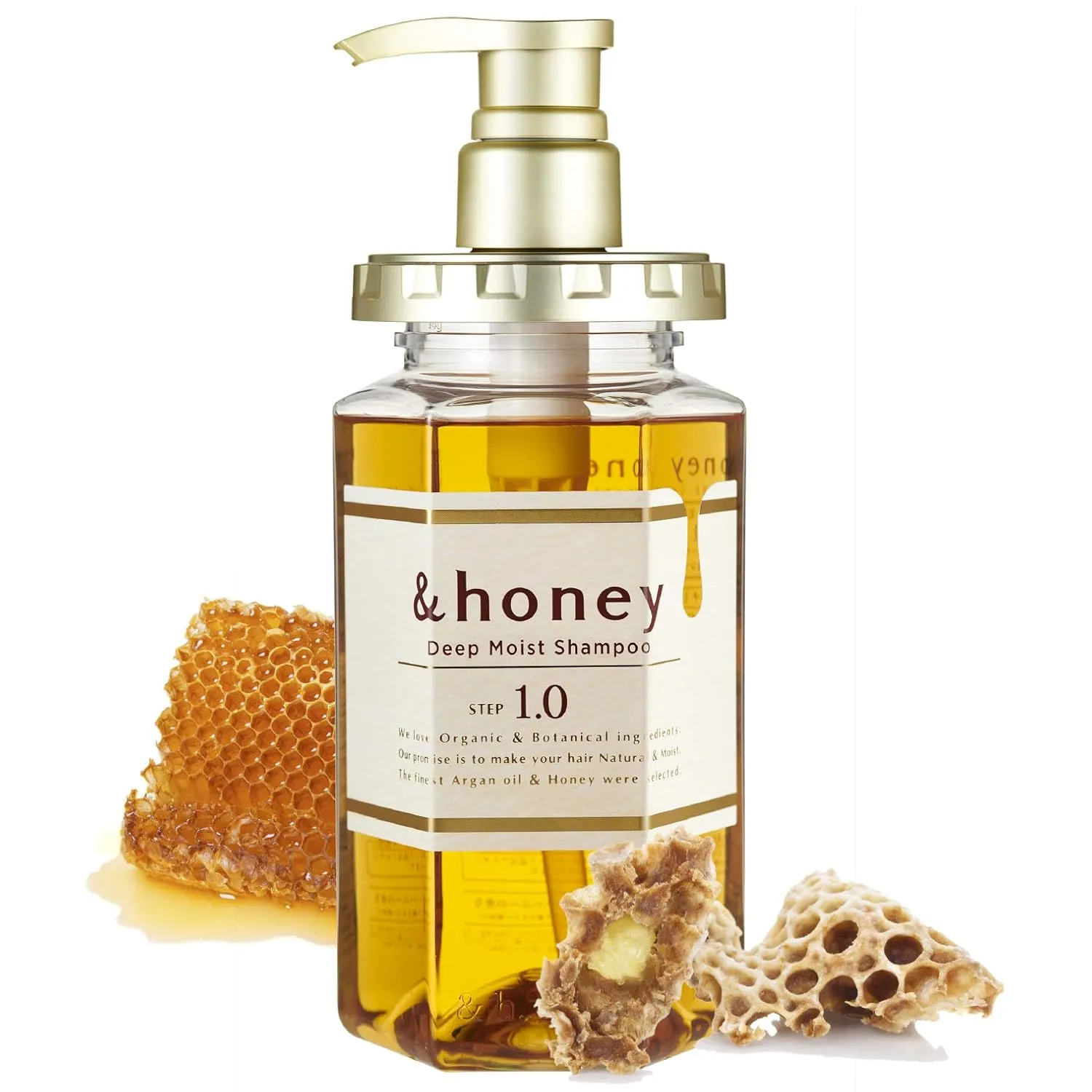 &honey Shampoo & Conditioner Set Organic Hair and Scalp Care for Intense Cleansing and Hydration - Moisture-Enhancing Wash and Protection - Ideal for Straight, Curly, Curl, Kinky, Frizzy, Treated, Col