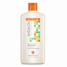 Andalou Naturals Argan Oil and Shea Moisture Rich Shampoo, Pack of 3