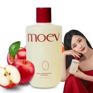 ANNURCATIN Shampoo, Biotin Hair Growth Korean Anti Hair Loss Shampoo for Men and Women, Build Lift, Natural Sulfate and Paraben-Free Apple Fresh Cleanser, Strengthens Weak Hair 10.14 fl.oz.