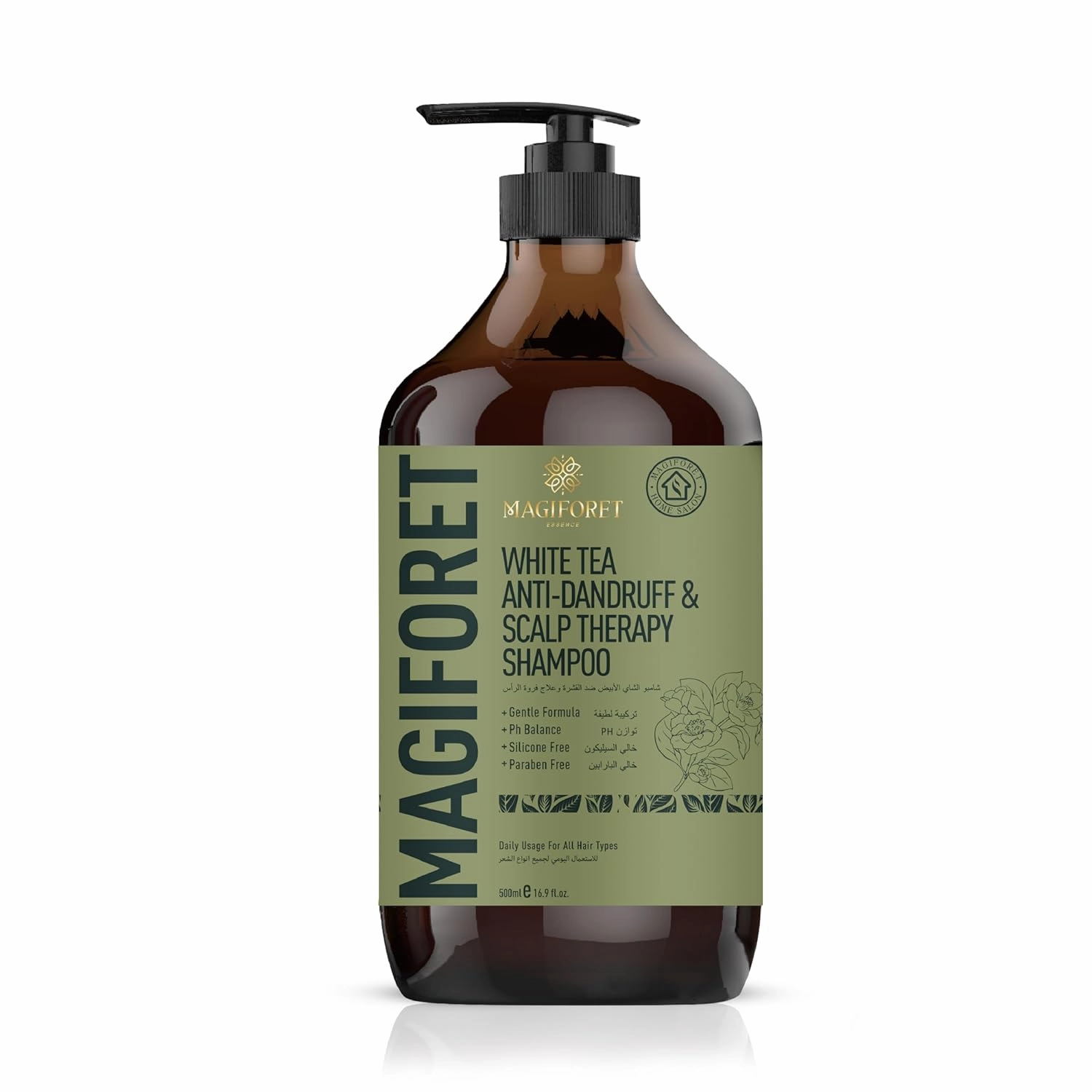 Anti-dandruff & Scalp Treatment Shampoo 500ml For Dry, Flaky scalps, Help Clear Flakes, Leave Dry, Itchy Scalps Feeling Soothed