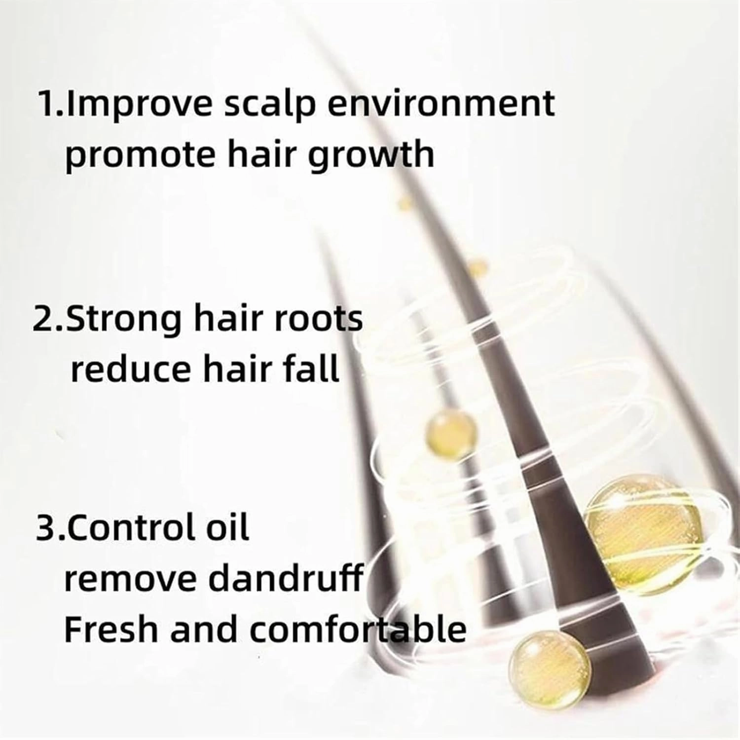 Anti hair loss shampoo,Anti-hair Fall Promote Hair Growth Women,Rich in Various Plant Extracts,10.55fl oz (1pc)