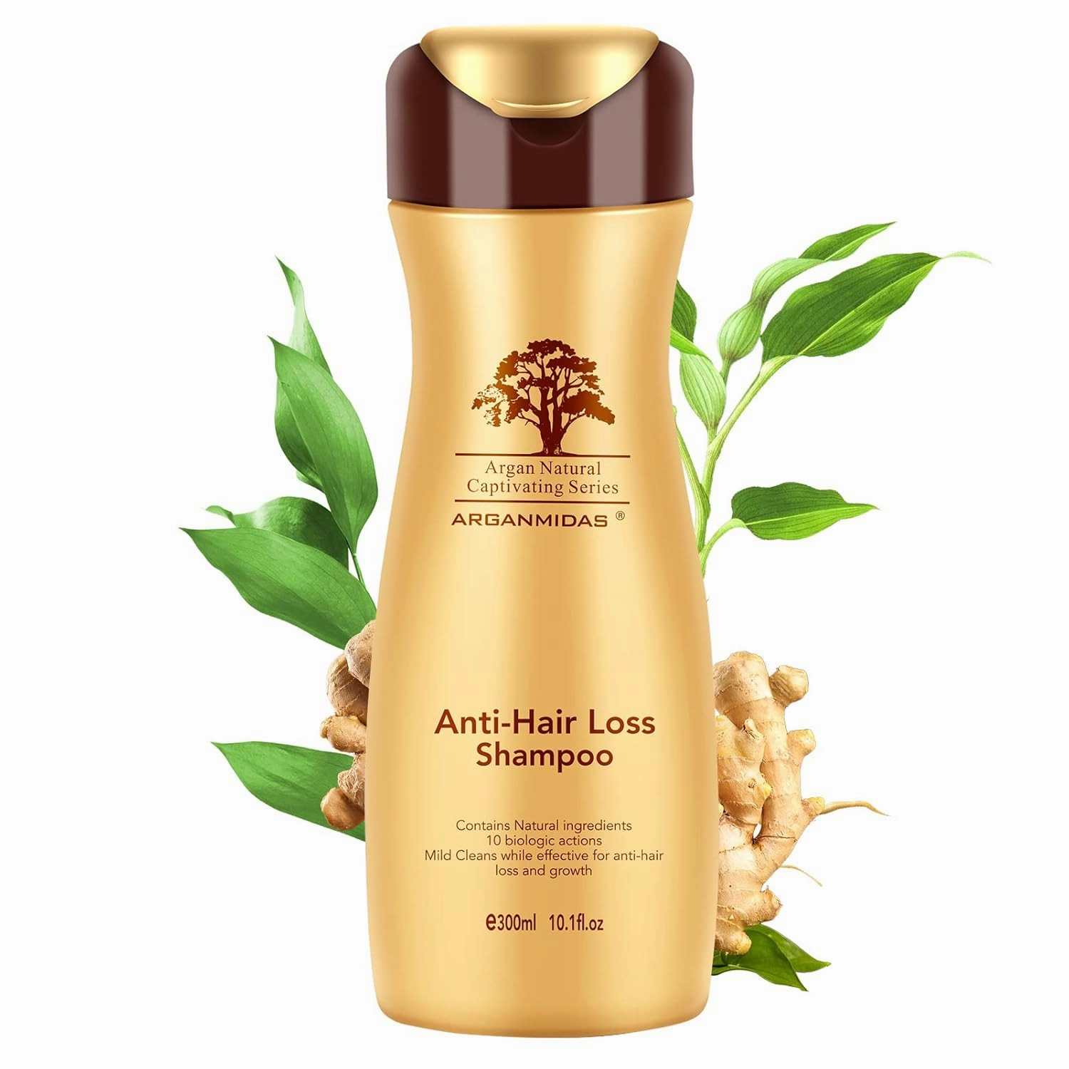 Anti-Hair Loss Shampoo for Hair Growth and Thickening, Combats Hair Loss Caused by Perm and Pressure, Suitable for Men and Women, Delightful Fragrance