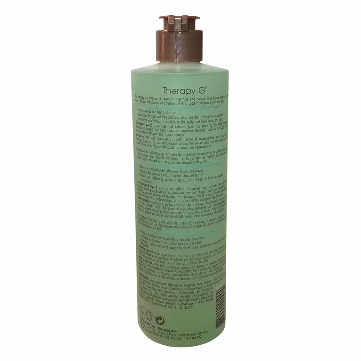 Antioxidant Shampoo (350ml 12 oz) for fine, thinning hair and anti hair loss. Protects hair color and prevents damage and helps inhibit DHT and stimulate renewed growth shampoo..