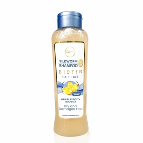 ANYELUZ Silkworm Shampoo, Nourishing Hair Cleanser, Enhances Elasticity, Softness & Shine, Protects Against Dehydration & Damage, Ideal for Dry & Damaged Hair