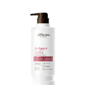 Argan  Repairing Shampoo | Argan Oil & Keratin for Dry, Damaged & Brittle Hair | Deep Nourishing & Strengthening | Sulfate-Free, Color-Safe & Frizz Control | 18 fl oz