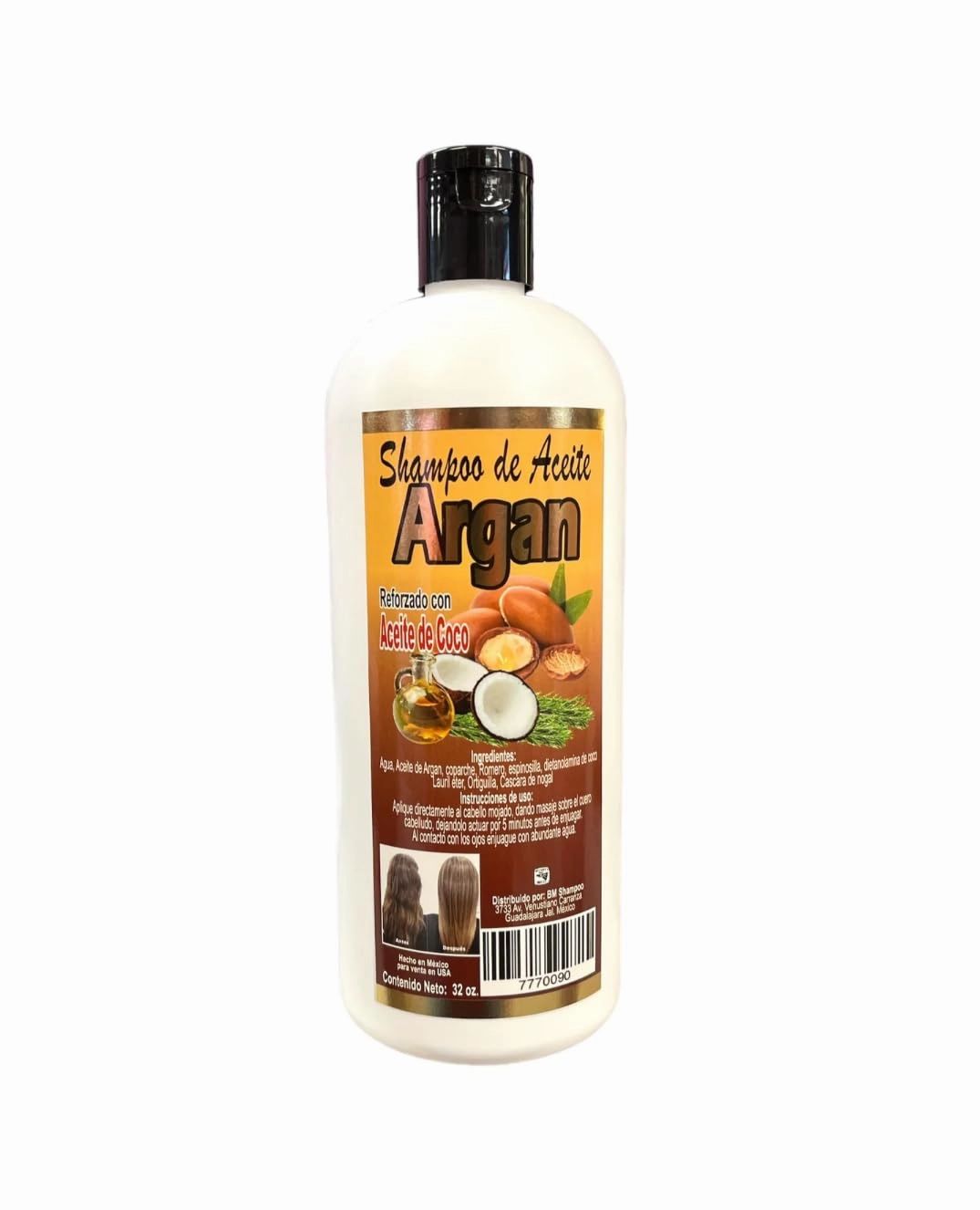 Argan Oil Shampoo with Coconut Oil, Moisturizing Hair Care, 32 oz