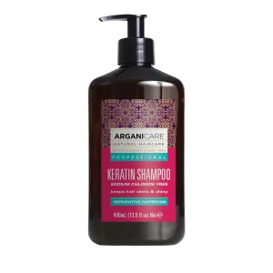 Arganicare Keratin Shampoo – Repairing & Nourishing Hair Care – Strengthens & Hydrates – Frizz Control – For Dry, Damaged & Color-Treated Hair – All Hair Types – 13.52 fl oz