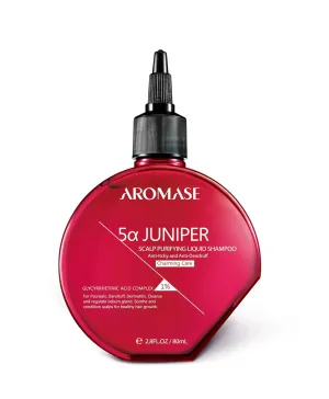 AROMASE 5α Juniper Scalp Purifying Liquid Shampoo-Charming Care, Floral Scent Scalp Deep Cleanser (2.8 Fl.Oz)