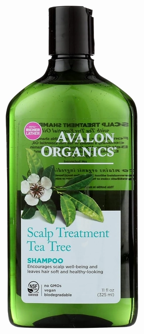 Avalon Organics Shampoo, Scalp Treatment Tea Tree, 11 Oz