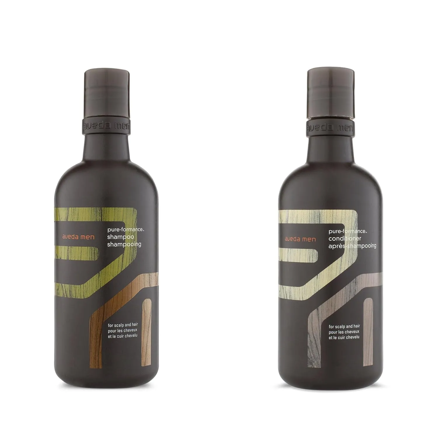Aveda Men Pure-Formance Shampoo & Conditioner Duo | Lightweight Conditioner for Men’s Hair | Cleanses and Refreshes Hair & Scalp | 96%  Naturally Derived*