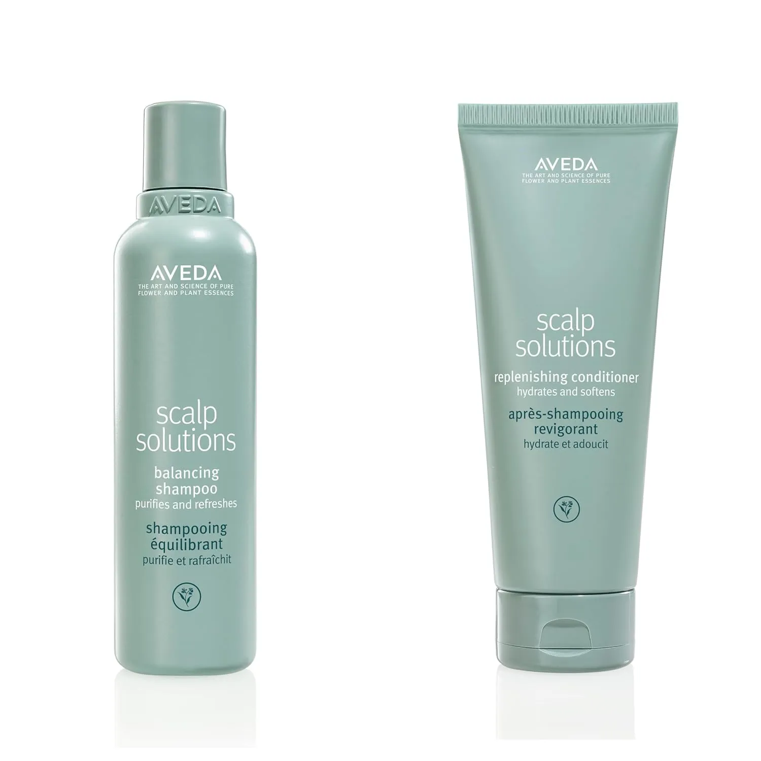 Aveda Scalp Solutions Balancing Shampoo & Replenishing Conditioner Duo | Replenishes & Hydrates Hair & Scalp | for All Hair Types | 94%  Naturally Derived*