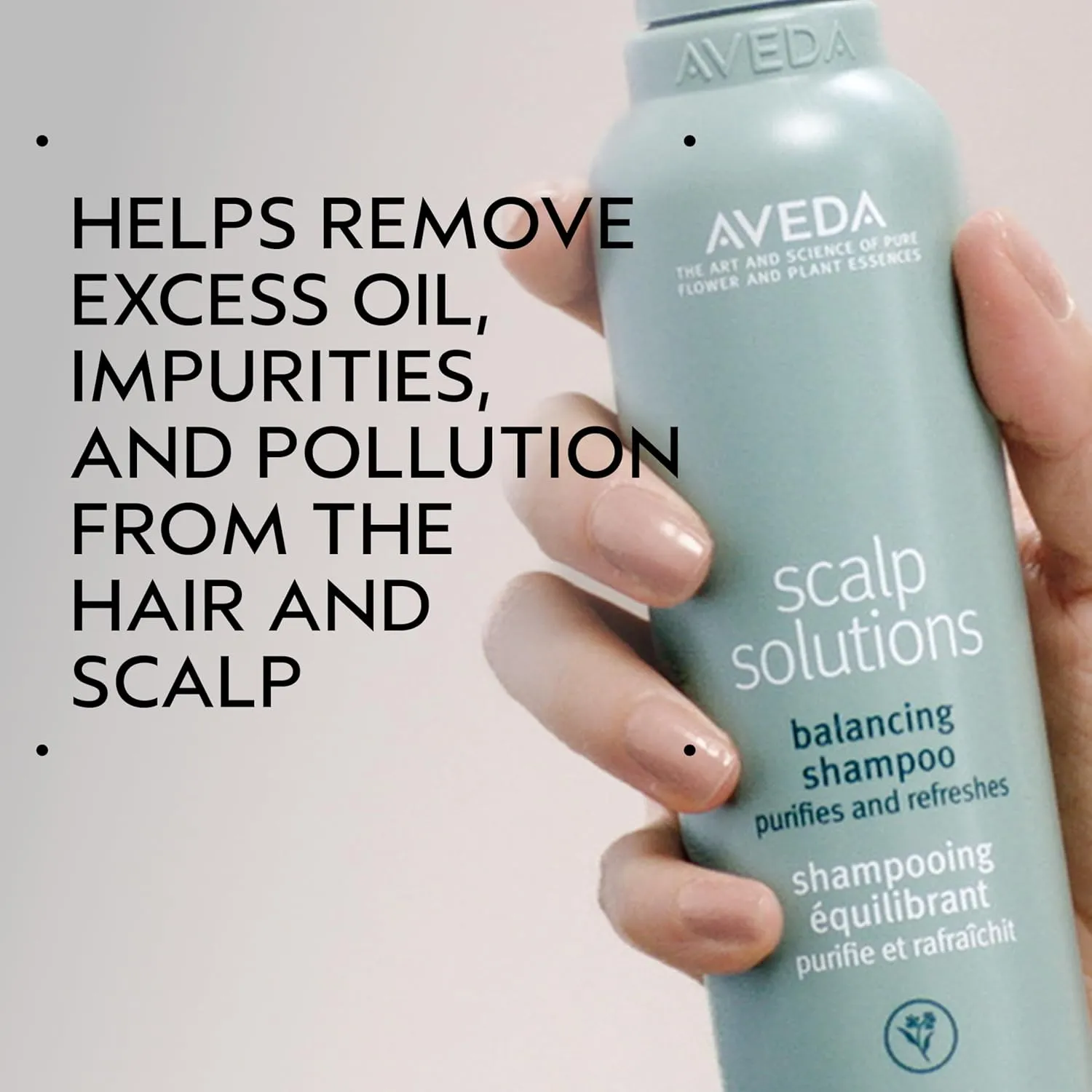 Aveda Scalp Solutions Balancing Shampoo | Gentle Purifying Shampoo for All Hair Types | Removes Pollution & Build-Up, Improves Scalp Hydration | 94% Naturally Derived*