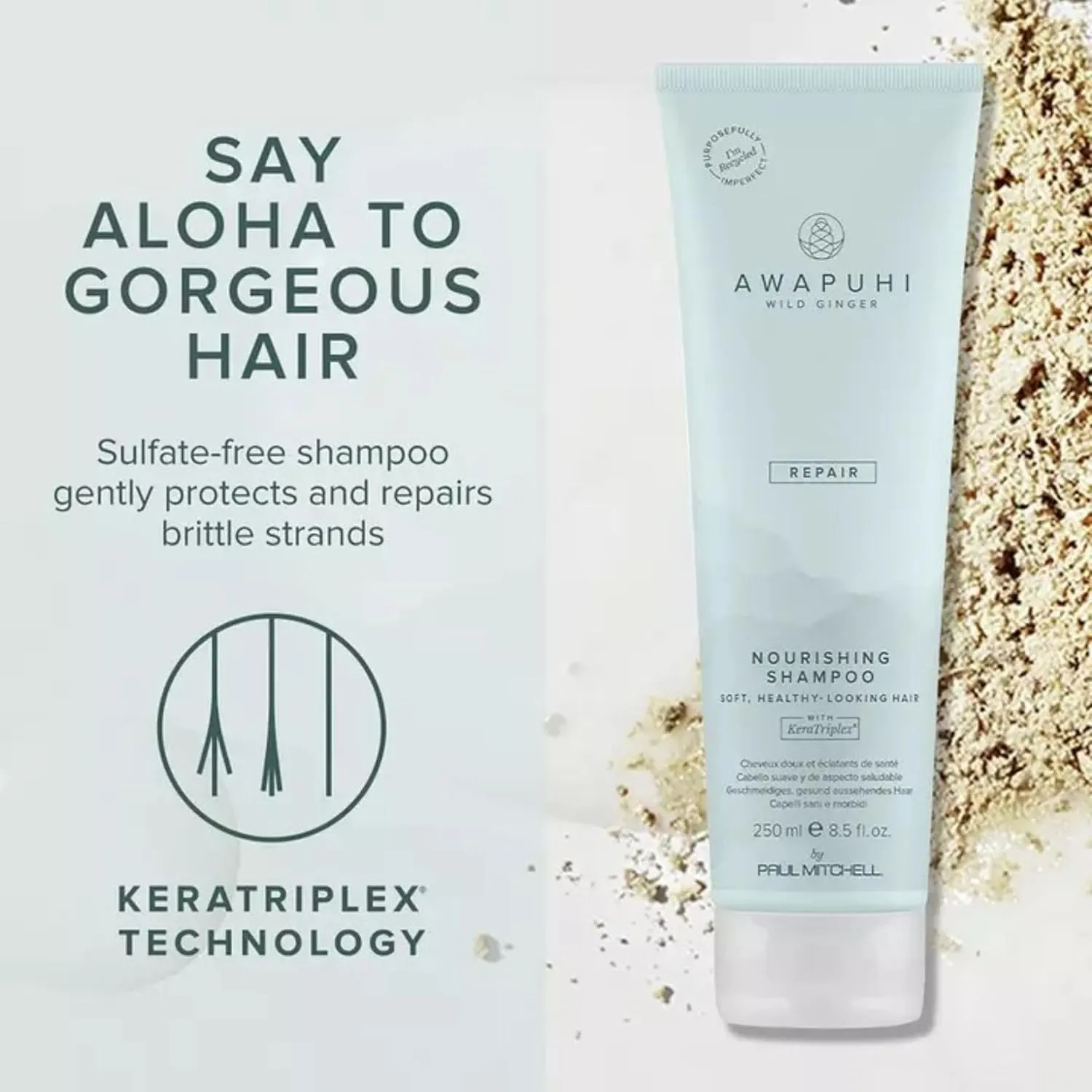 Awapuhi Wild Ginger by Paul Mitchell Nourishing Shampoo, Ultra Rich, Color-Safe Formula, For Dry, Damaged   Color-Treated Hair