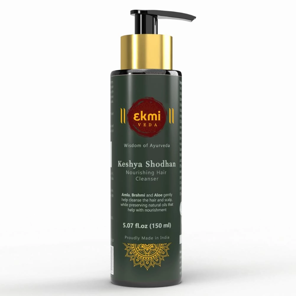 Ayurvedic Hair Growth Sulfate Free Shampoo With Reetha, Shikakai, Bhringraj, Amla For Hair Loss Control. Hair Regrowth Treatment For Women & Men. Hair Thickening Rosemary Shampoo, 5.07 Fl Oz