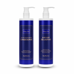 Baby Hair, Coconut Tress Intense Moisture Shampoo and Conditioner Duo - Hydrating Hair Care for All Hair Types Count Pack 33.8oz.
