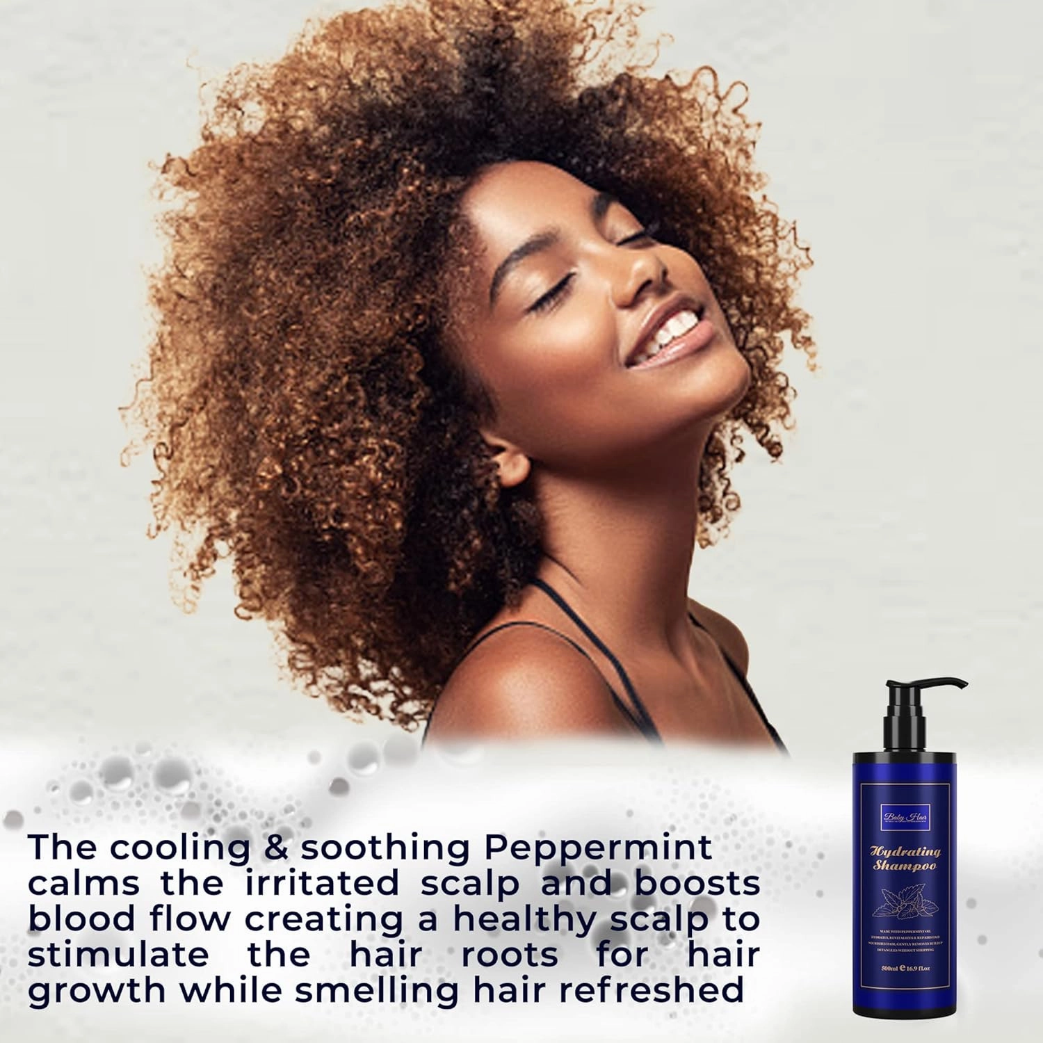 BABY HAIR Hydrating Revitalizing Shampoo, 16.9Fl oz